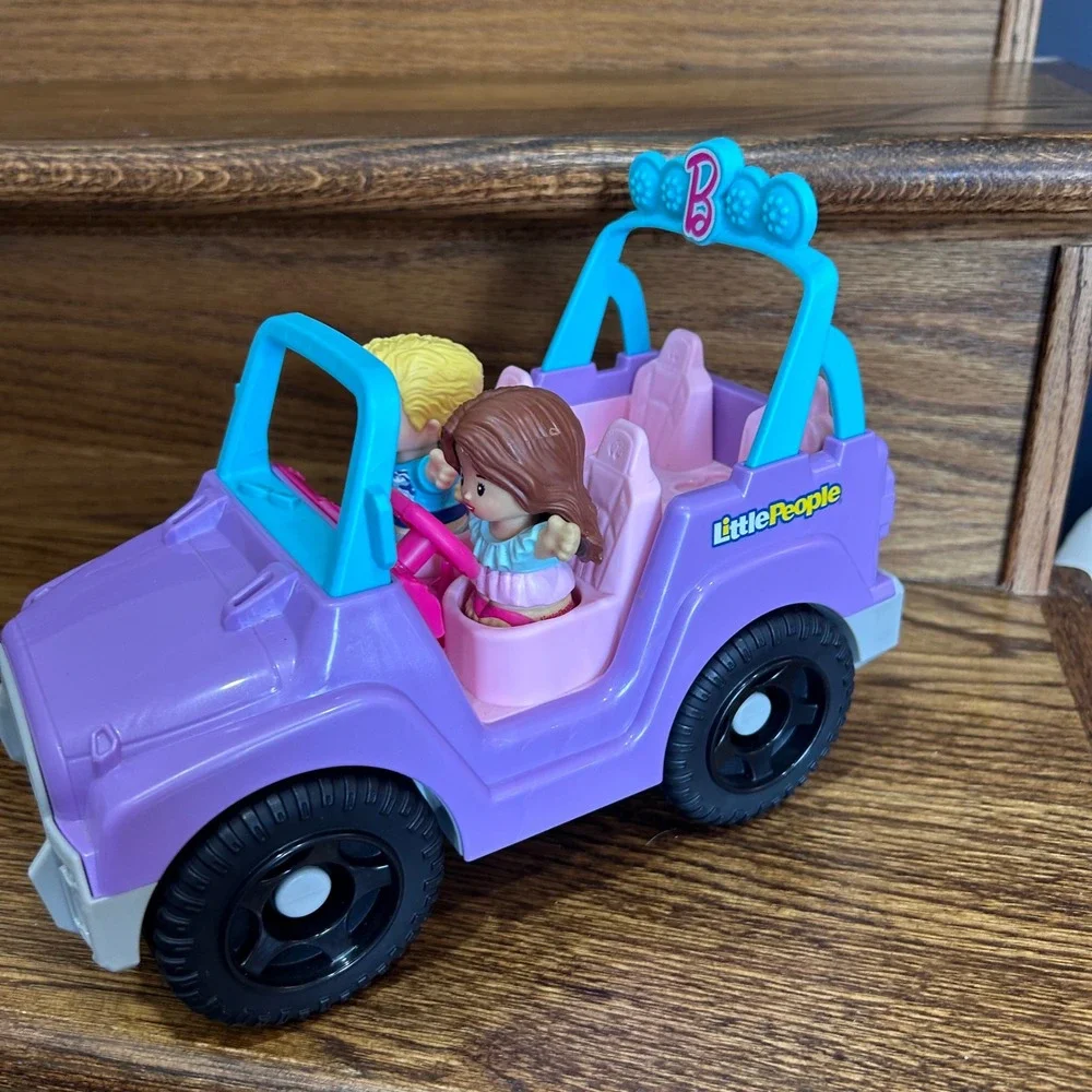 Fisher-Price Little People‎ Barbie Beach Cruiser Kids Purple Jeep HJW77 sounds